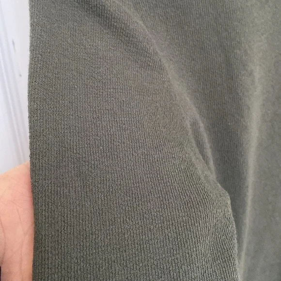 NWT Lock & Key Ribbed Terry Crossover Dress (S) - Picture 6 of 6